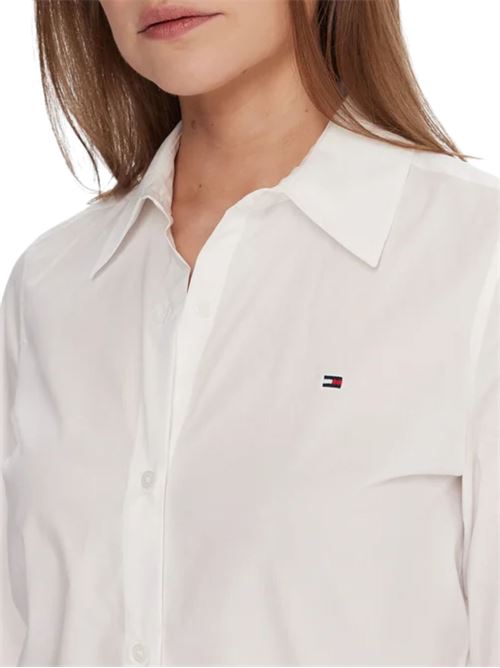 Camicia in popeline regular fit Tommy Hilfiger | WW0WW47169YCF